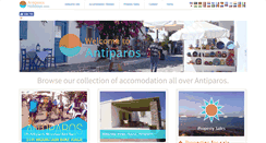 Desktop Screenshot of antiparosholidays.com